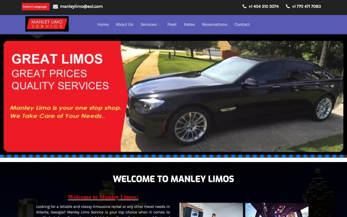 Homepage of Manley Limos
